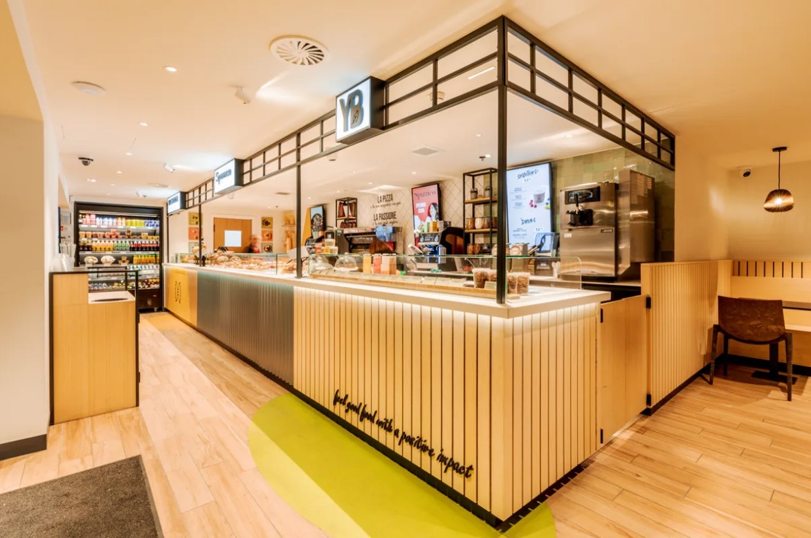 Launches autogrill YB (Yoghurt Barn) in Belgium