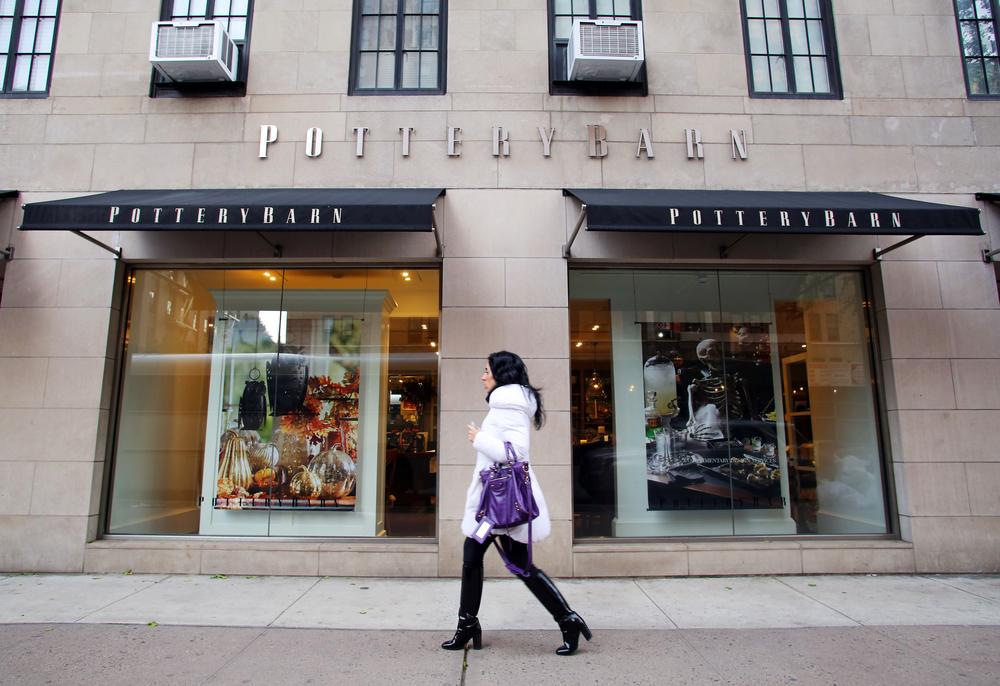 A Pottery Barn store in New York